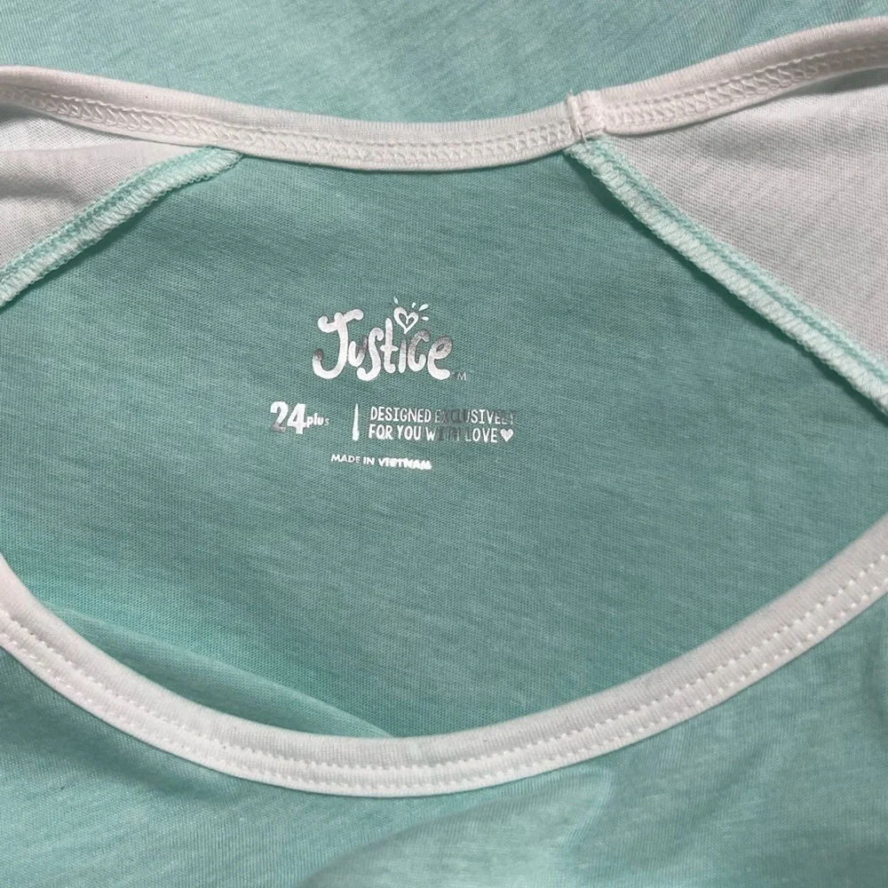 JUSTICE Beach Coast Vibes Tank Top Plus Girl Size 24